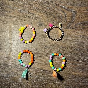 4 random bracelets